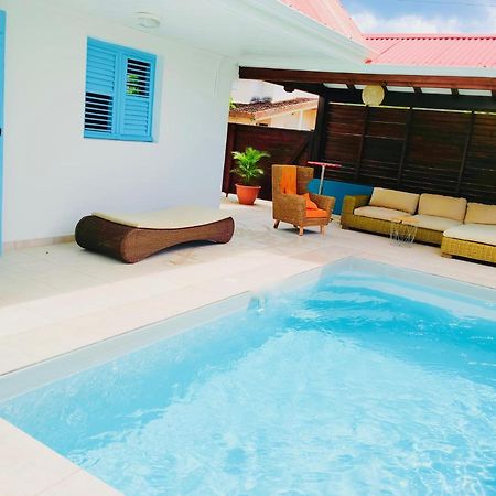לה קברה Location Maison Bleue Avec Piscine Privative Au Carbet Martinique מראה חיצוני תמונה